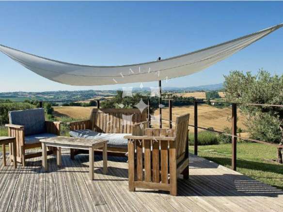A Restored Boutique Hotel with Pool in the Hills of Le Marche