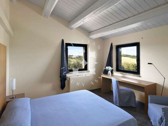 A Restored Boutique Hotel with Pool in the Hills of Le Marche