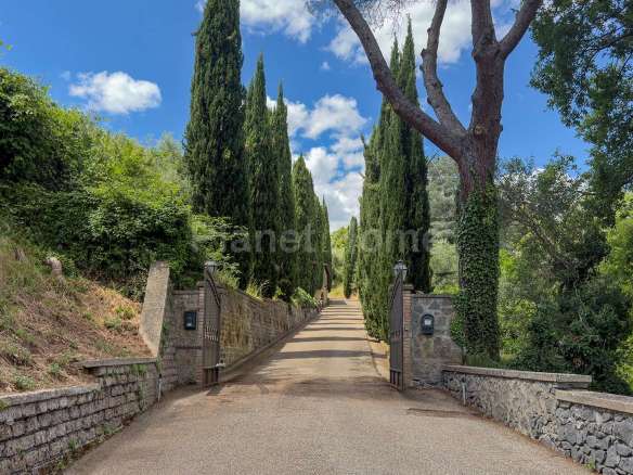 Lazio Civita di Bagnoregio (VT) Calanchi Castle. 17th century palace with hermitage and chapel