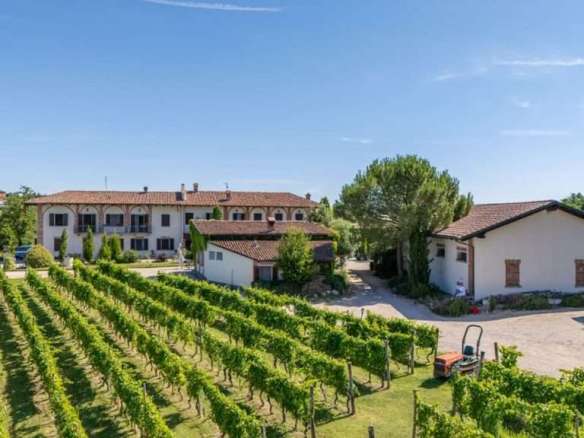 Estate with Guest Rooms, Winery, and Pool in San Damiano d’Asti