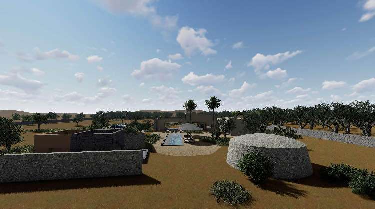 Modern Villa with Pool and Trullo on 16,000 sqm, Torre Guaceto, Puglia
