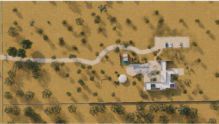 Modern Villa with Pool and Trullo on 16,000 sqm, Torre Guaceto, Puglia