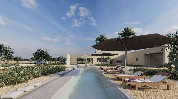 Modern Villa with Pool and Trullo on 16,000 sqm, Torre Guaceto, Puglia