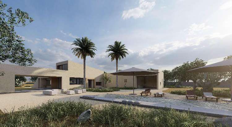 Modern Villa with Pool and Trullo on 16,000 sqm, Torre Guaceto, Puglia