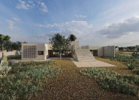 Modern Villa with Pool and Trullo on 16,000 sqm, Torre Guaceto, Puglia